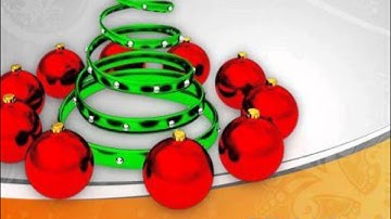 christmas tree with red balls powerpoint templates ppt backgrounds for slides 1212 pptx
