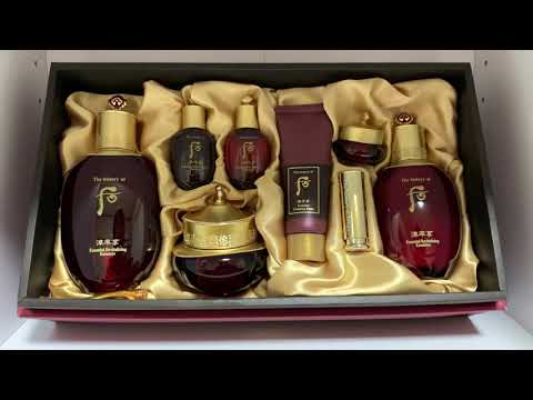 Video Bộ dưỡng whoo đỏ chống lão hoá, trắng da, mờ sạm nám - youtube