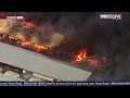 Large fire burning buildings near Livermore at Tesla, Cross roads | KTVU