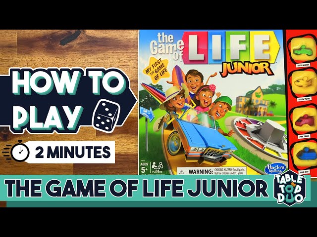 The Game of Life Junior Board Game