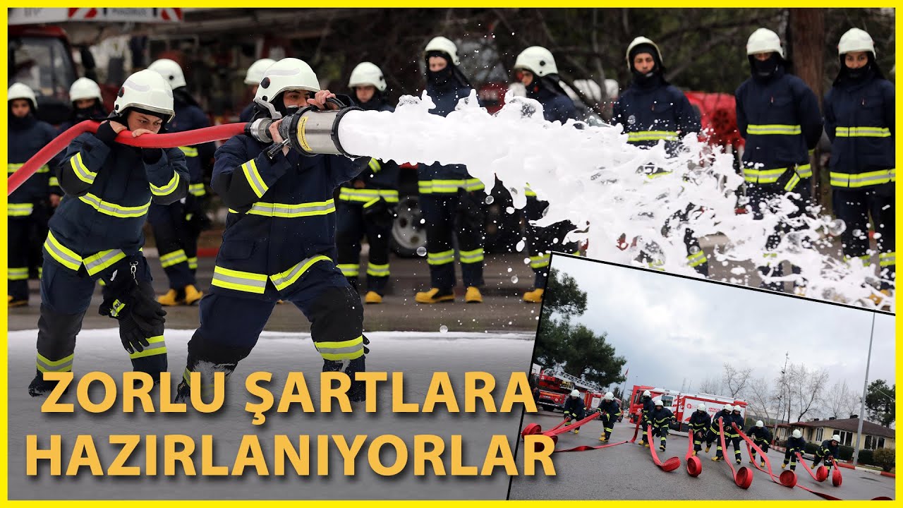 125 Genç İtfaiyecinin 5 Haftalık Zorlu Eğitimi Başladı