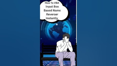 VBA Macros tips and tricks| Name Reverser. #shorts #excel #vba #automation #macro