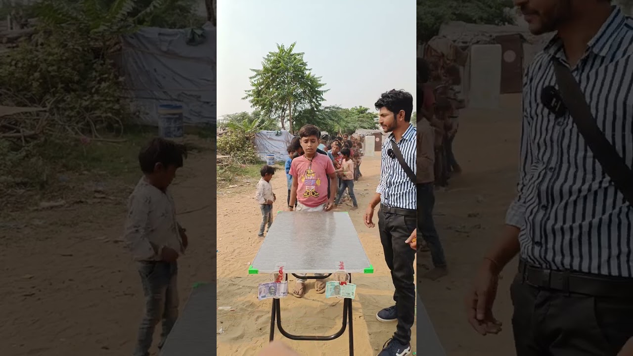 Who will lucky to get money put the ball in glass challenge || 