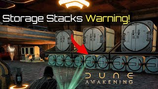 Storage Stacking Change - Observer Ceiling & Alternatives | Dune Awakening Base Tips & Guide