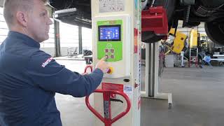 How to Operate Stertil-Koni Mobile Column Vehicle Lifts - Italian
