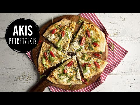 Four-Cheese Pizza | Akis Petretzikis