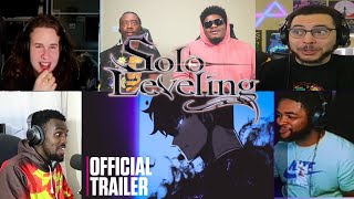 Solo Leveling - Official Trailer | REACTION MASHUP