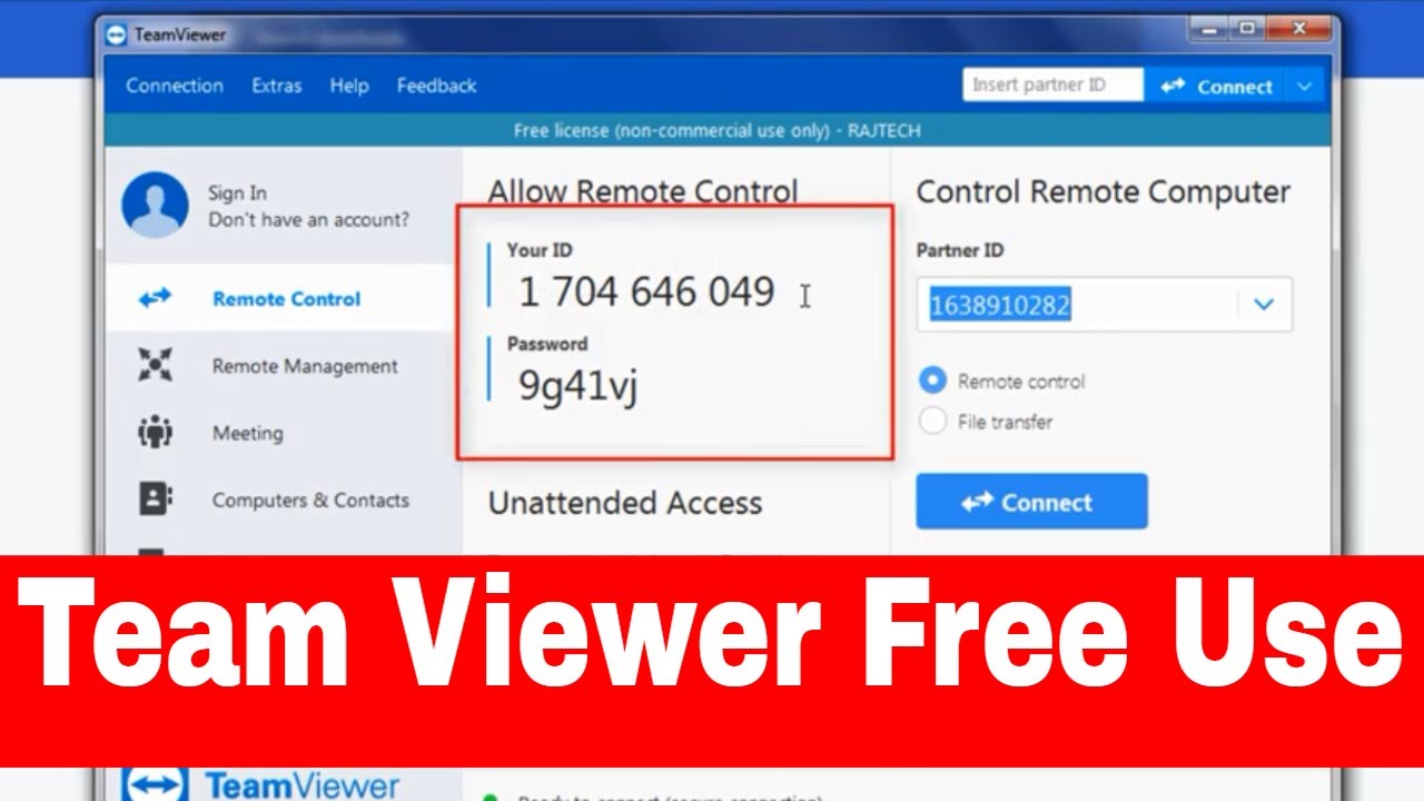 teamviewer personal non commercial use download