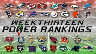 NFL Week 13 Power Rankings