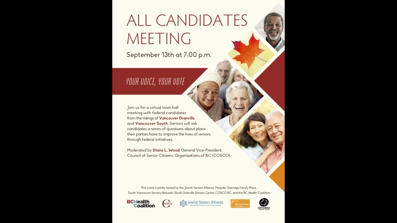 Election 2021 All Candidates Meeting for Vancouver South and Vancouver