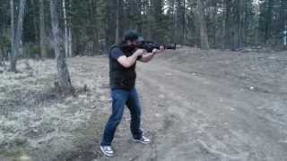 First rounds through my new Mossberg 715T
