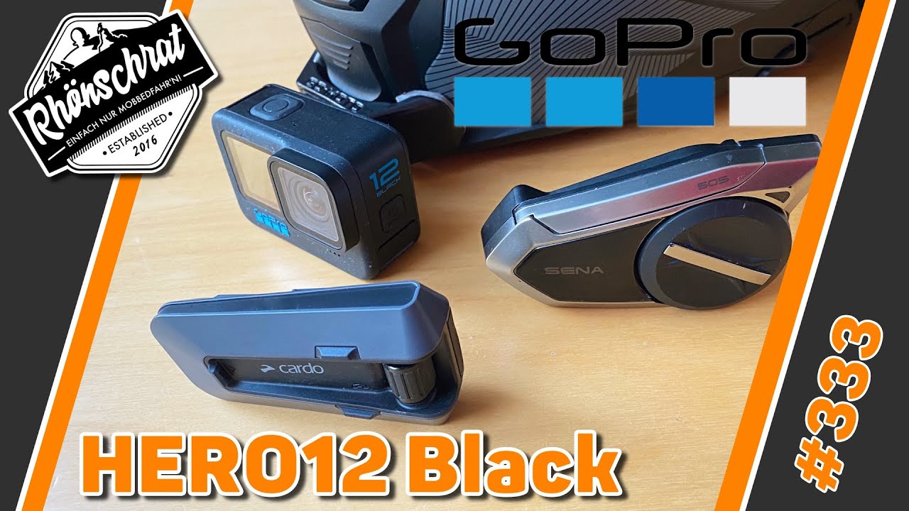 GoPro HERO12 Black als MotoVlog Setup | Bluetooth Kopplung mit Cardo und Sena | 