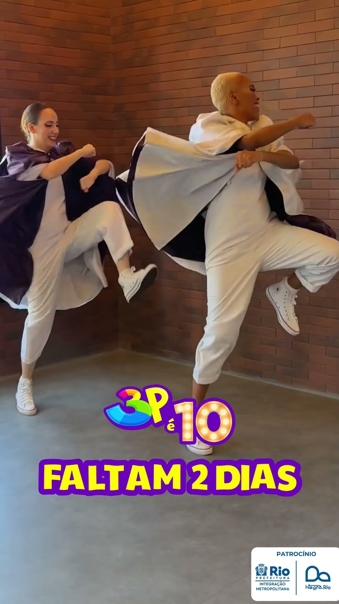 FALTAM 2 DIAS para a estreia do 3P é 10 – A Turnê Comemorativa do 3P! Adquira já o seu ingresso!