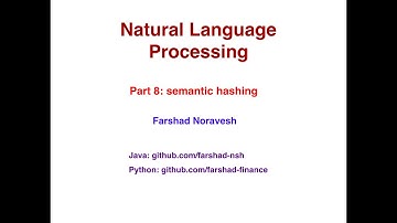 Part 8: semantic hashing