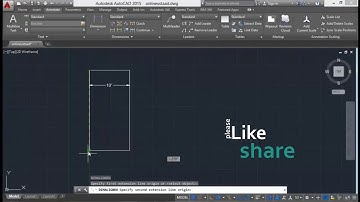 Auto Cad Tutorial Series | 14 # Rectangle command in Auto Cad