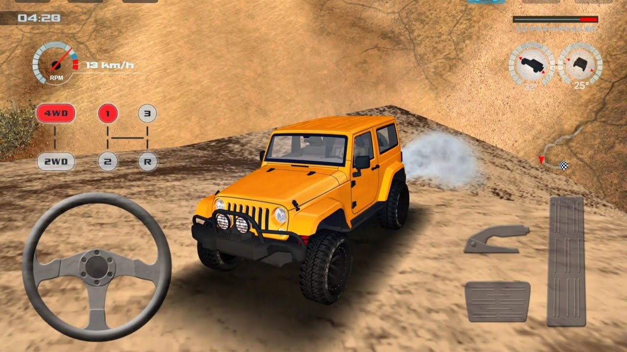Jeep 4X4 SUB Extreme Off-Road Driving In Desert - New OffRoad Games 3D - Android Gameplay