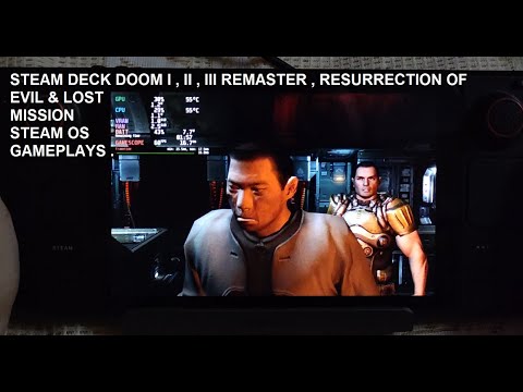 Steam Deck Doom I , II , 3 Remaster , Resurrection of Evil & Lost Mission SD Card Gameplays Steam OS