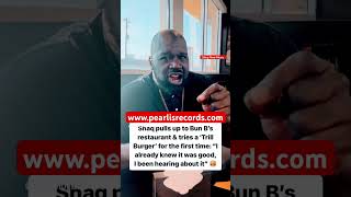 SHAQ pulls up to Bun B’s Trill Burger for the first time Profile