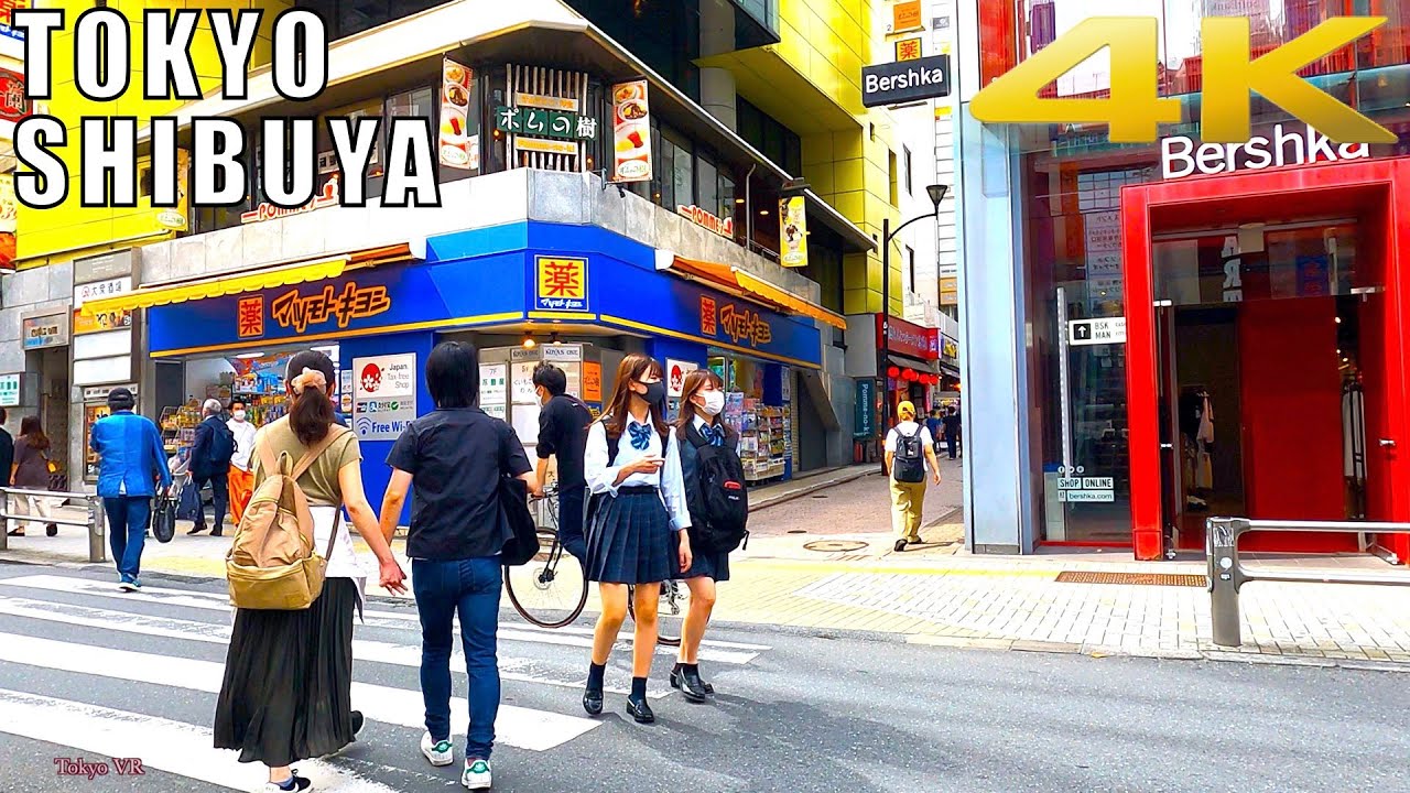 閉店続出の渋谷 Tokyo S Top 2 Most Visited Districts 平日昼間の渋谷 2021 4k Youtube