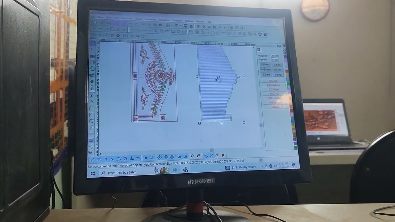 JD paint 5.21 toolpaths 1) Randa 2) Jomin 3) Oudcatting