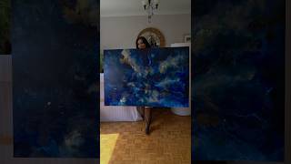 'The Night We Met' #abstractart #alcoholinkart #nightskypainting