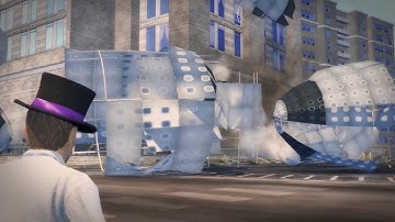 Saints Row 2 - Blimp Spawn Glitch