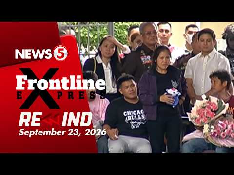 Frontline Express Rewind | September 23, 2026 #FrontlineRewind