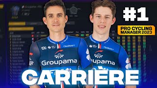 UN DÉBUT DE SAISON CANON ! #1 - Carrière Groupama FDJ - Pro Cycling Manager 2023