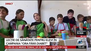 „Ora fără diabet” a ajuns în Dolj. Copiii învață să trăiască sănătos „Ora fără diabet” a ajuns în Dolj. Copiii învață să trăiască sănătos