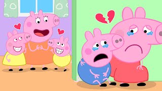 Poor Geogre and Peppa is Abandoned??? | Peppa Pig Funny Animation