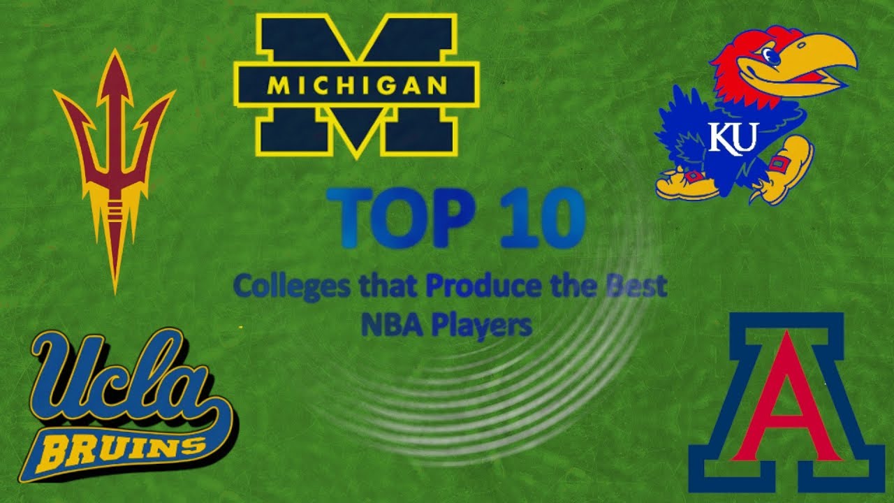 TOP10 Colleges that Produce the Best NBA Players By Combined Career