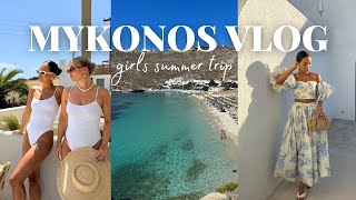 MYKONOS TRAVEL VLOG | what I wore, holiday outfits, where to eat & stay in Mykonos