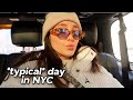 A day in my life in new york city shopping  packing for dubai