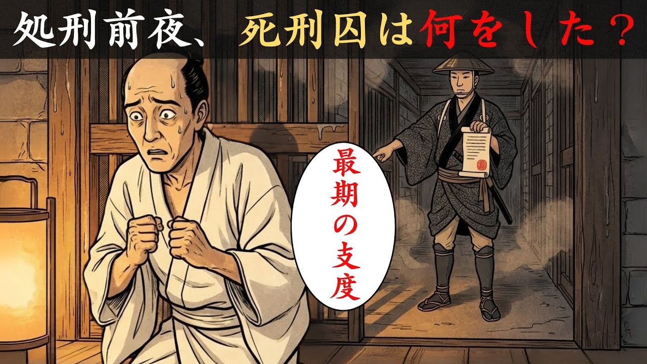 江戸時代の死刑囚は処刑前日に何をしていたのか？最期の晩餐・別れの面会・魂を整える“一申し”の全貌