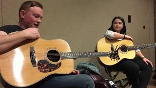 deirdre galway - adam brown demonstrate irish dadgad guitar backing, pt 1