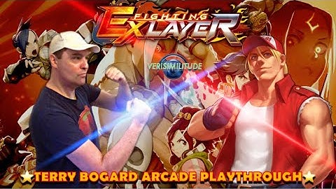 FIGHTING EX LAYER: TERRY BOGARD ARCADE PLAYTHROUGH