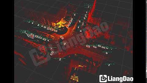 LiangDao results - LiDAR Sensor Perception on Infrastructure