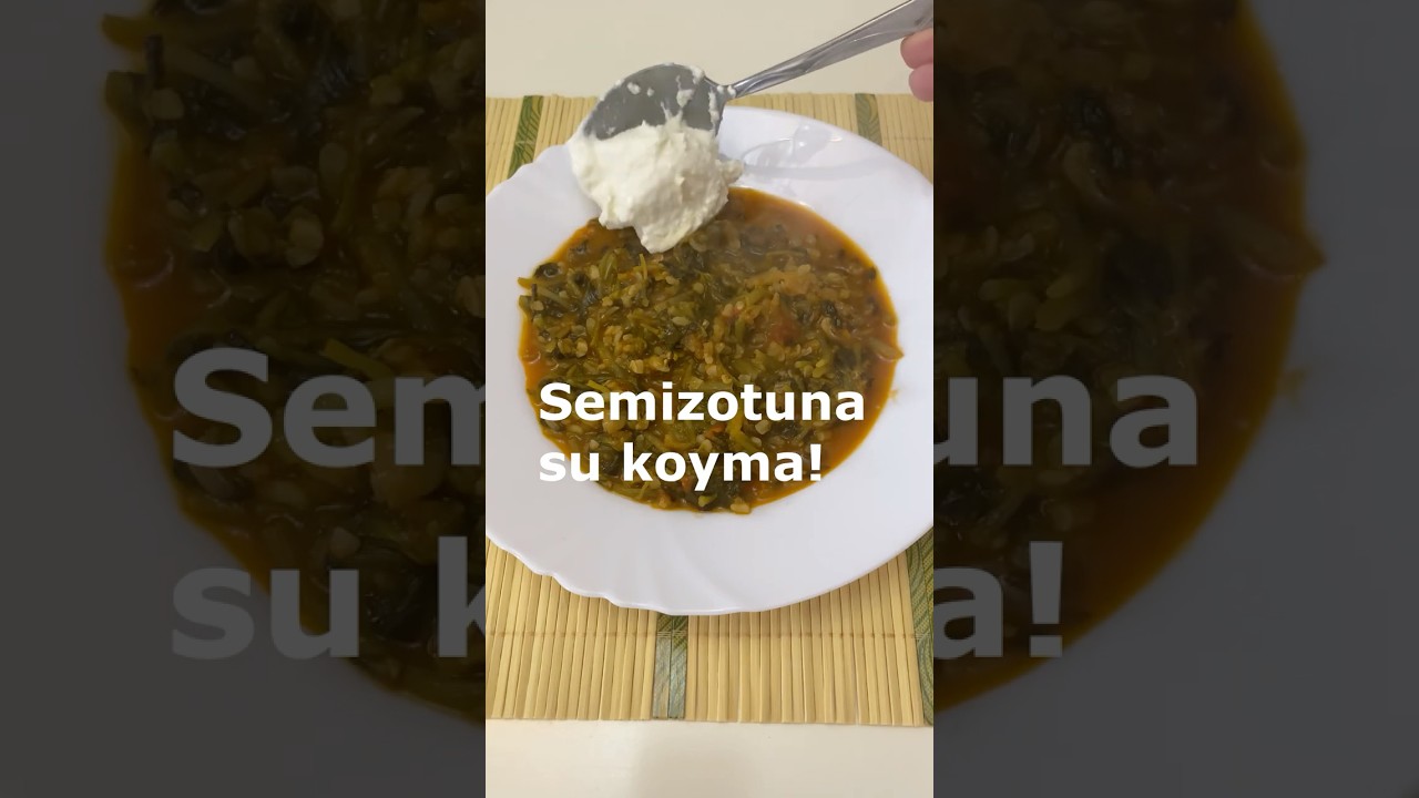Semizotu yemeğine su koyma! Böyle daha lezzetli😍 Semizotu yemeğine su koyma! Böyle daha lezzetli😍