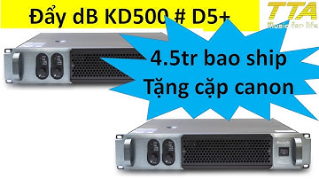 Đẩy dB Acoustic KD 500, mẫu mới 2020