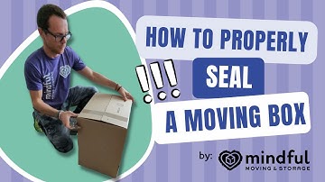 HOW TO TAPE A MOVING BOX - MOVING TIPS - Mindful Moving and Storage - Movers NJ