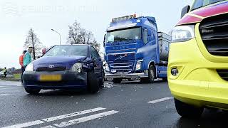 Automobilist Gewond Bij Aanrijding Met Vrachtwagen Op N360 In Delfzijl