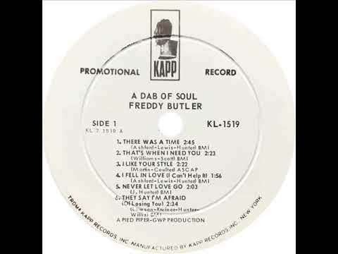 Freddie Butler - They Say I'm Afraid (Of Losing You) - YouTube
