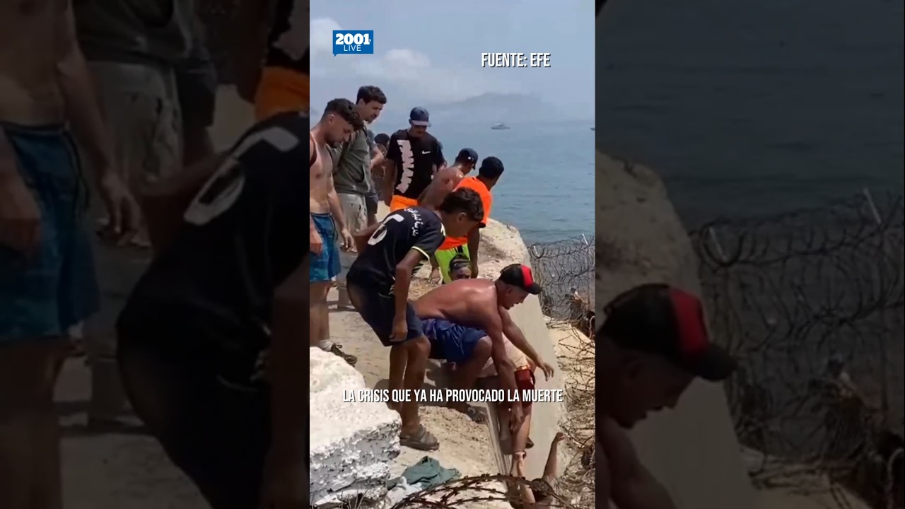 España toma medidas de seguridad ante ola migratoria en las costas de Ceuta