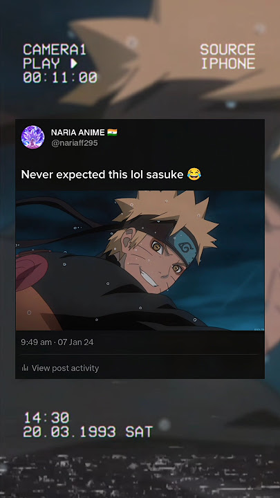 Lol sasuke 😂 #naruto #sasuke