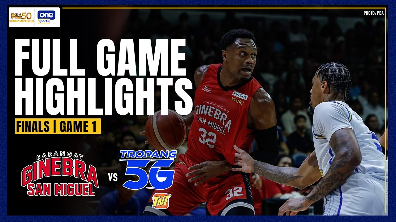 BRGY. GINEBRA vs TNT | FULL GAME HIGHLIGHTS | PBA SEASON 50 COMMISSIONER’S CUP FINALS G1 | JUNE 3