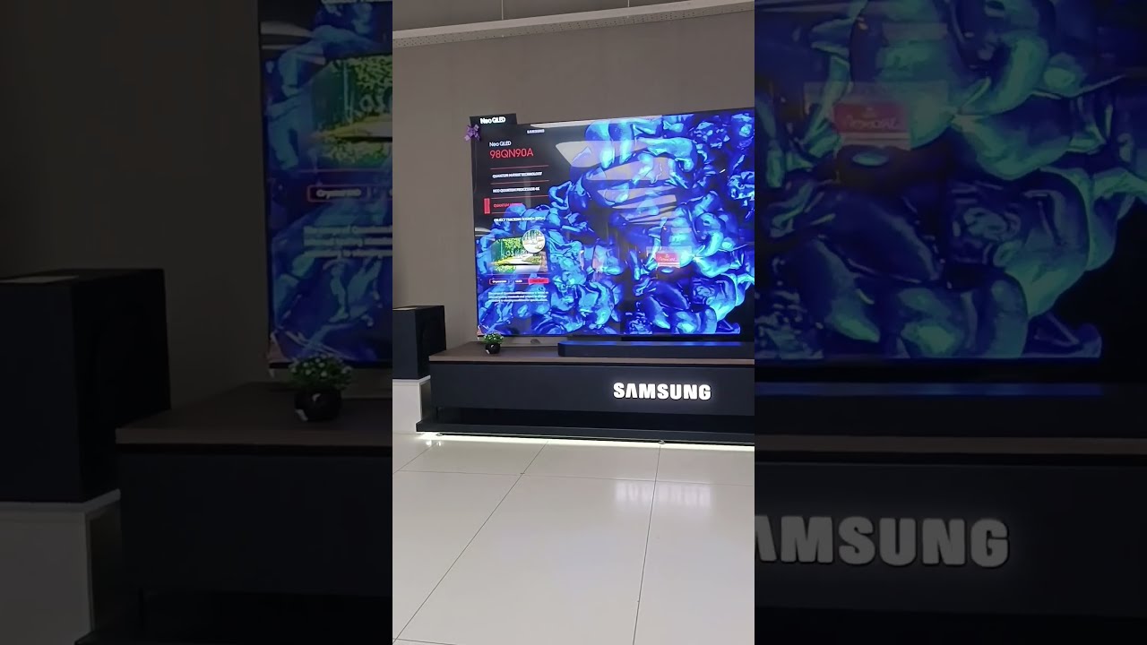 Samsung Big Screen Tv Samsungtv Bigscreen Reels Viral Shorts