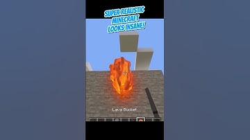 SUPER Realistic Minecraft! #minecraft #shorts #minecraftshorts