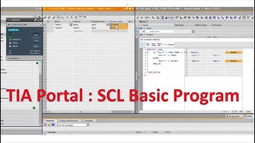Siemens TIA Professional || SCL || Basic Program