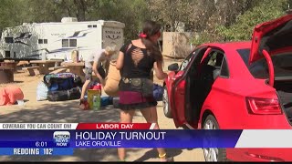 Lake Oroville sees slower holiday weekend with record-low water levels