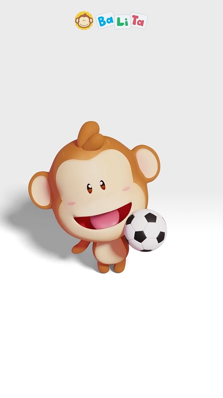 Tata Learns to Play Soccer #cartoon